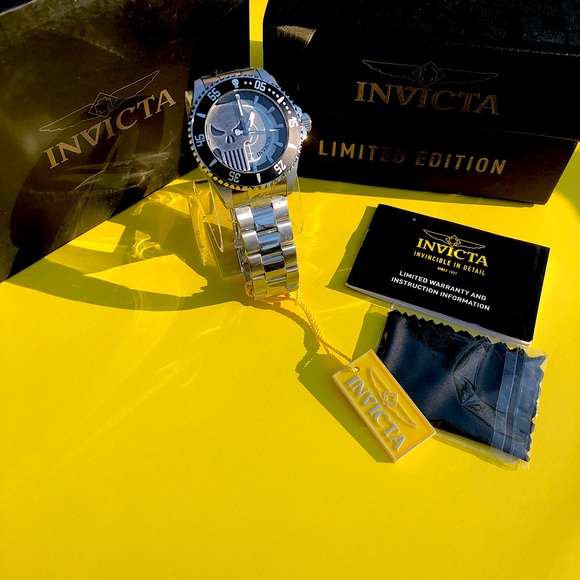 Invicta Marvel Punisher Limited Edition Quartz Watch - Picture 1 of 13